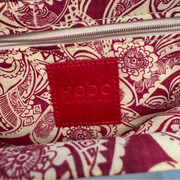 Hobo The Original Pink Leather Double Kisslock Framed Credit Card Bifold Wallet - Picture 5 of 12